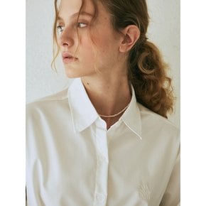 DRESSY EASY COLLAR SHIRT_WHITE