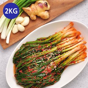 30년 전통 여수 백서방 파김치 2kg /HACCP인증