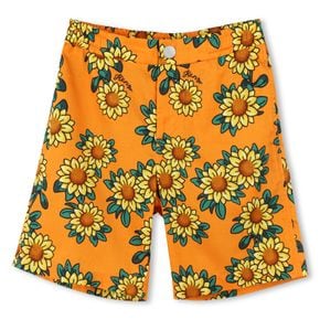 SUNFLOWER  플라워  면 반바지 (25SS_Z255AFP412_오렌지)