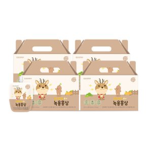 튼튼쑥쑥 어린이 녹용홍삼 40ml 30팩 4박스(총120팩) /키즈녹용 /키즈홍삼 /어린이 녹용홍삼 /천호식품