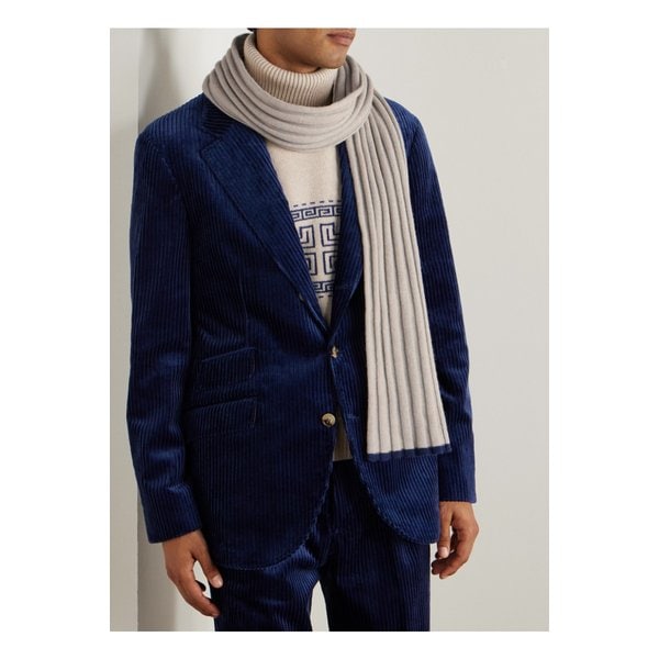 브루넬로쿠치넬리 리브 캐시미어 스카프 46376663162948132