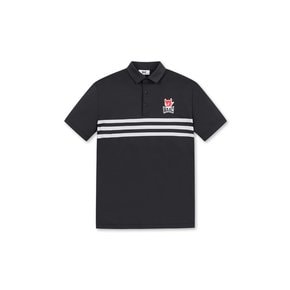 WAAC(왁골프)[WAAC X Iron Heads] Stripe Polo_WMTCM24603BKX