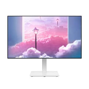 V27QI-75M 27인치 컴퓨터 모니터 QHD USB-C 65W 피벗 화이트 무결점