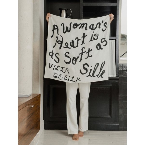 A womans silk scarf (maxi) - saki limited edition