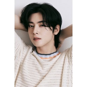 리버클래시 [24SS][차은우 PICK] LKS51370아이보리 오버핏 라운드 니트 반팔