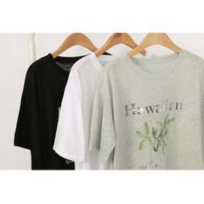 린넨 코코넛 반팔 티셔츠 FTS118