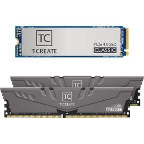 미국 팀그룹 램 DDR4 TEAMGROUP TCreate Expert overclocking 10L 64GB 2x32GB 3600MHz Desktop