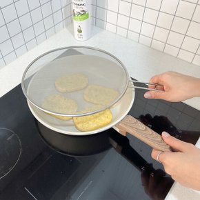 스텐 프라이팬 덮개 29cm 요리할때 주변이 깔끔해요