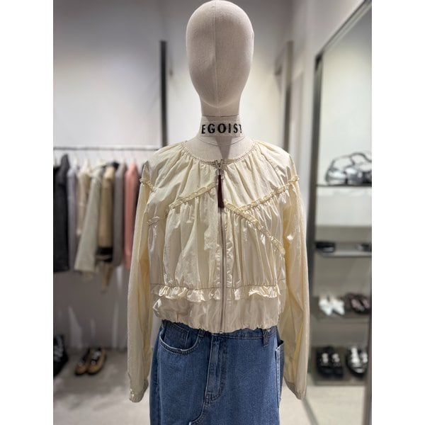 [여주점] 셔링 포인트 밑단 스프링 점퍼 ER2WZ560