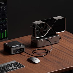 AOOSTAR AG02 eGPU독 오큐링크+USB4 지원 파워서플라이내장