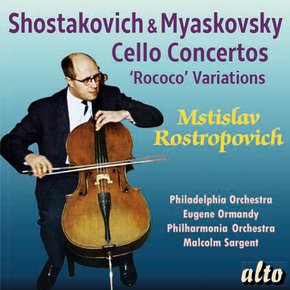 DMITRI SHOSTAKOVICH/ NIKOLAI MYASKOVSKY - CELLO CONCERTOS/ MSTISLAV ROSTROPOVICH, EUGENE O