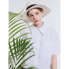 CROPPED SHIRT - WHITE