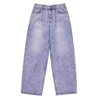 아크메드라비 COLOR SPRAY DYE DENIM PANTS PURPLE 컬러스프레이 데님팬츠 퍼플