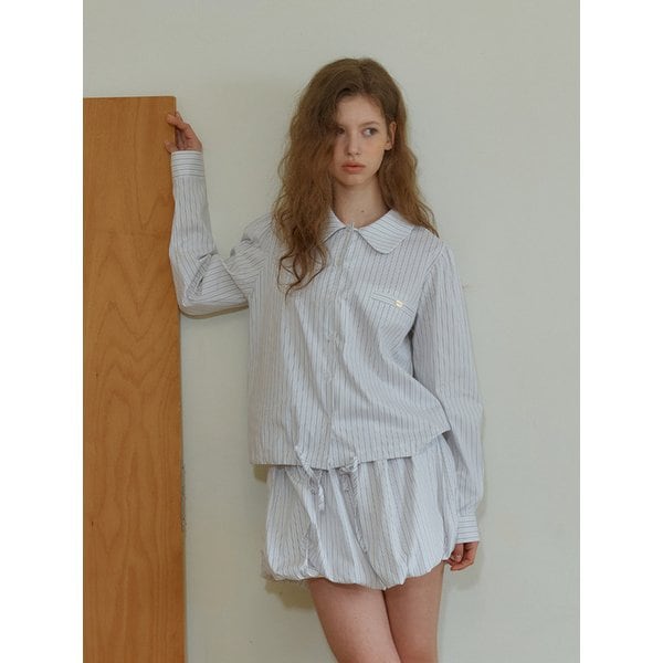 ANC STRING STRIPE SHIRT_WHITE