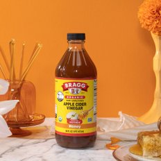 신제품 브래그 새로운맛 애플사이다 비니거 Honey 473ml BRAGG 2개 사과 식초 애사비