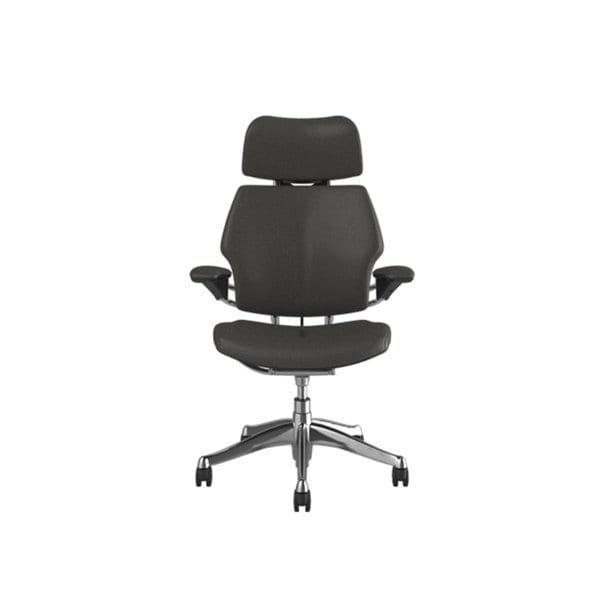 프리덤 가죽체어 헤드형_블랙