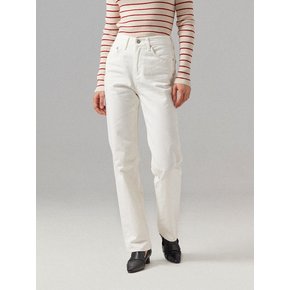 Ivory Dearish Straight Denim Pants