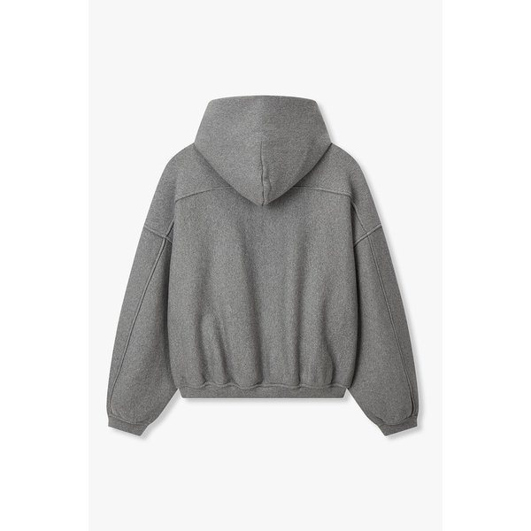 [UNISEX] 엠보 스타 로고 지퍼드 후디 3626101109000