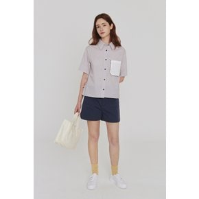 CASTELANE - Microcheck shirt_Purple-LPTA0BL07W