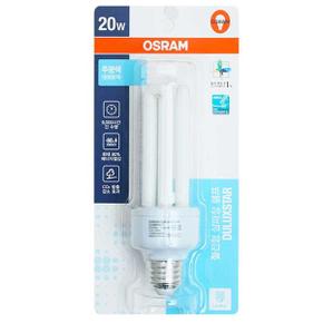 아트박스/익스트리모 OSRAM 절전형 삼파장램프 20W 주광색 형광등색