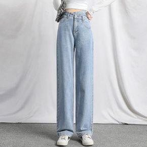 래핑 사선 와이드 롱 데님 팬츠_P320606514