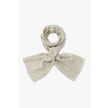 ARMANI EXCHANGE 여성 핫픽스 앤 홀로그램 로고 스카프(A425176502) 웜 그레이