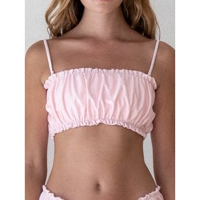 Mia Pink Bandeau Bikini Top