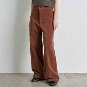 HIDE VELVET SPAN PANTS [BRICK]