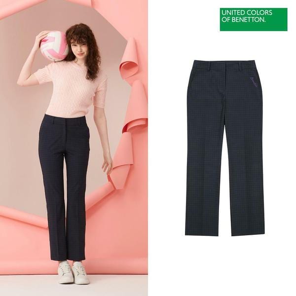여성 썸머 체크 팬츠 2종