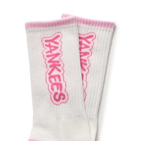 (공식)26N 스트릿 레터링 일대일 양말 NY (Pink)7ASOB036N-50PKS