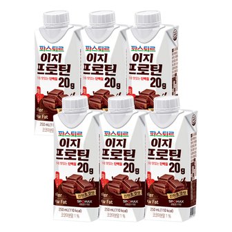 기타 이지프로틴 드링크 저당 초코 250ml X6개