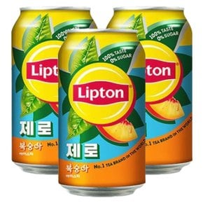 립톤 아이스티 제로슈가 복숭아 355ml x 48캔