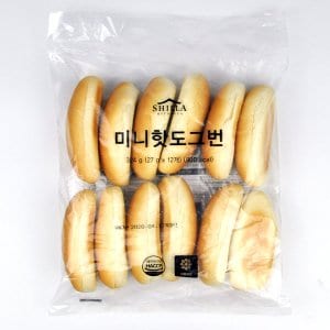  이케아 신라명과 미니 핫도그번 핫도그빵 12개입 324g 아이스박스 발송