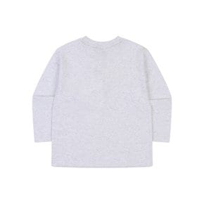포켓 로고 롱 슬리브 티셔츠 SA 0002 멜란지 그레이_ASACRT00020MY