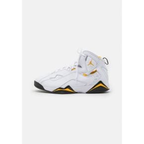 조던 조던 트루 FLIGHT - 하이탑 스니커즈 운동화 - white/black/yellow ochre 8416426