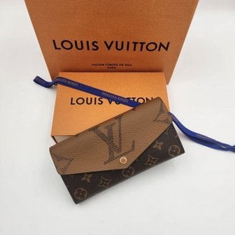 LOUIS VUITTON 여성 장지갑 사라 월릿 모노그램 리버스 브라운 M80726 1604057 149221935