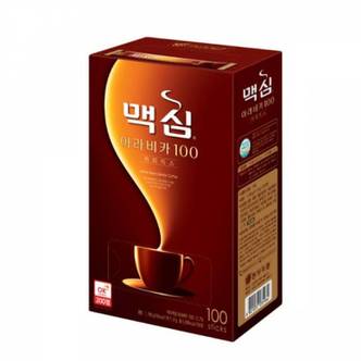 제이큐 커피음료 음료 동서 맥심아라비카100커피믹스 12gx100T