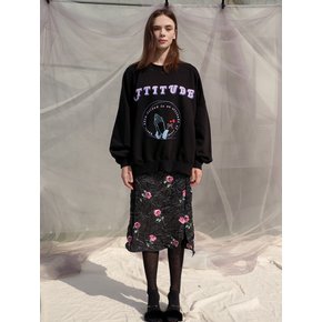 [이세영착용]Attitude Loosefit Sweatshirt_Black
