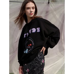 [이세영착용]Attitude Loosefit Sweatshirt_Black