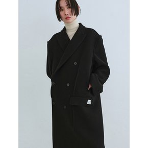 Oversized Two way Double Coat_RQCAW23530BKX