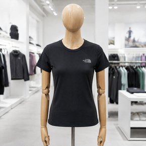NT7US34A 여성 TNF 런 반팔 티 블랙 6117763
