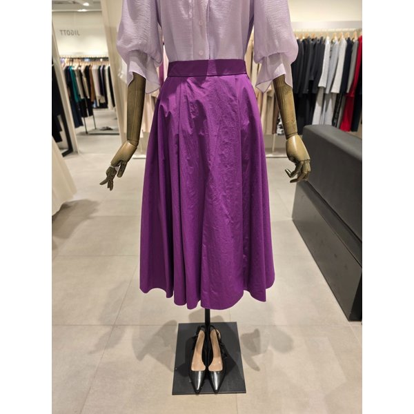 [파주점] 투턱 백 밴딩 플레어 스커트 JS4B0SK341