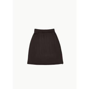 르네상스르네상스 26SS Marla Skirt Knit, Dark Brown