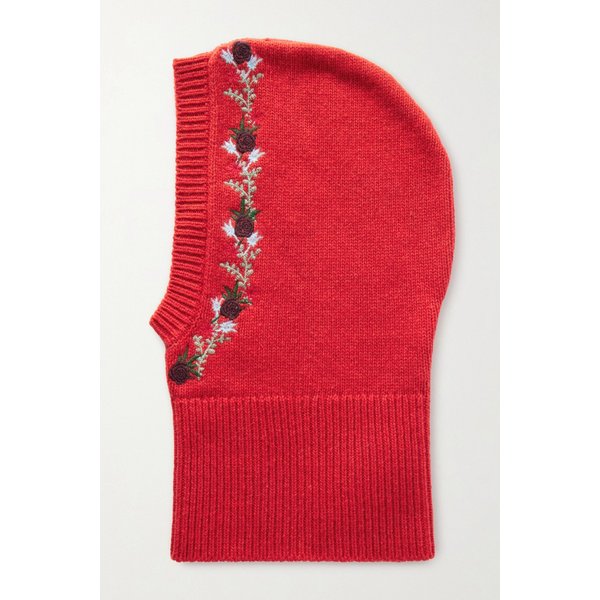 위 노르웨지안 + 마카리안 자수 울 혼방 바라클라바 46376663162877156