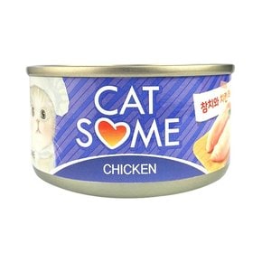 CATSOME 캣썸 고양이캔 참치와 치킨 80G1BOX