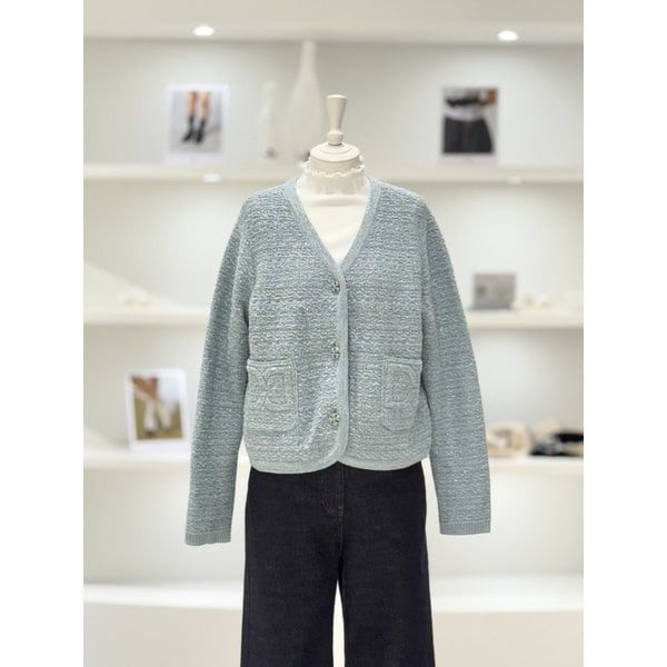 [여주점] 여성 메탈 베이직 가디건 (D244KSL039)