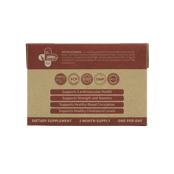 SPH 폴리코사놀 33.4mg 옥타코사놀 20mg 60캡슐