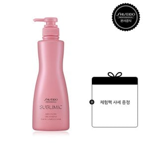 [두껍고 부스스한 모발]에어리플로우 트리트먼트(T) 500g [체험팩 샤셰 + 린넨파우치 증정]