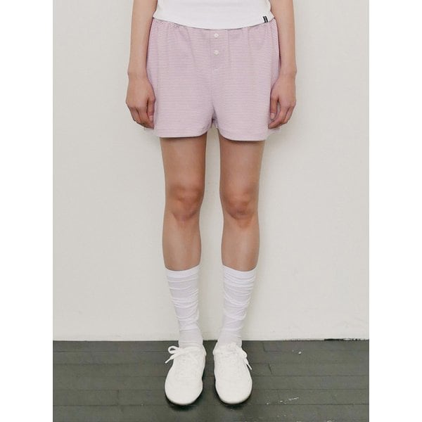 [리퍼브] D. BASIC STRIPE DOUBLE WAIST SHORTS - 3 COLOR
