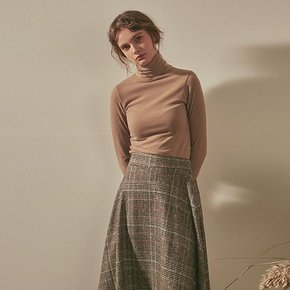 [YAN13] [기모] PEACH SKIN TURTLE NECK_BEIGE